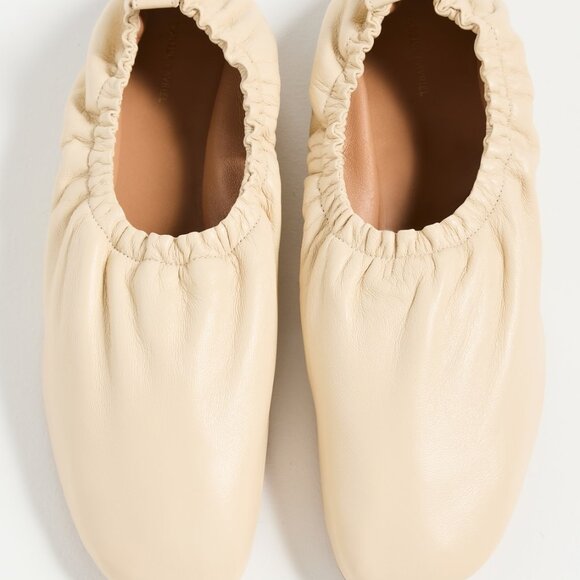 MANSUR GAVRIEL Dune Ruched Ballerina Flats size37 - Picture 12 of 12